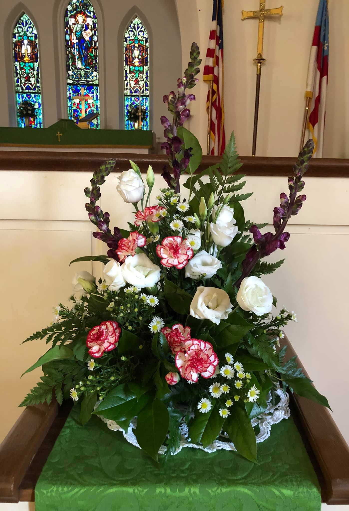 Chancel Flowers, Claudia Stein