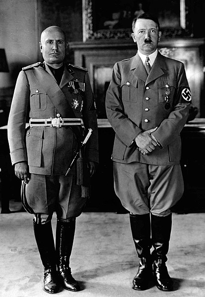 Mussolini and Hitler, 1940, Wikipedia