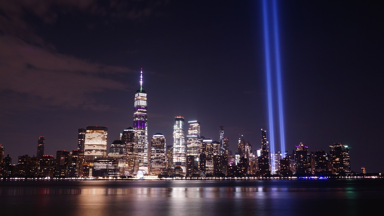 Tribute in Light from Pixabay