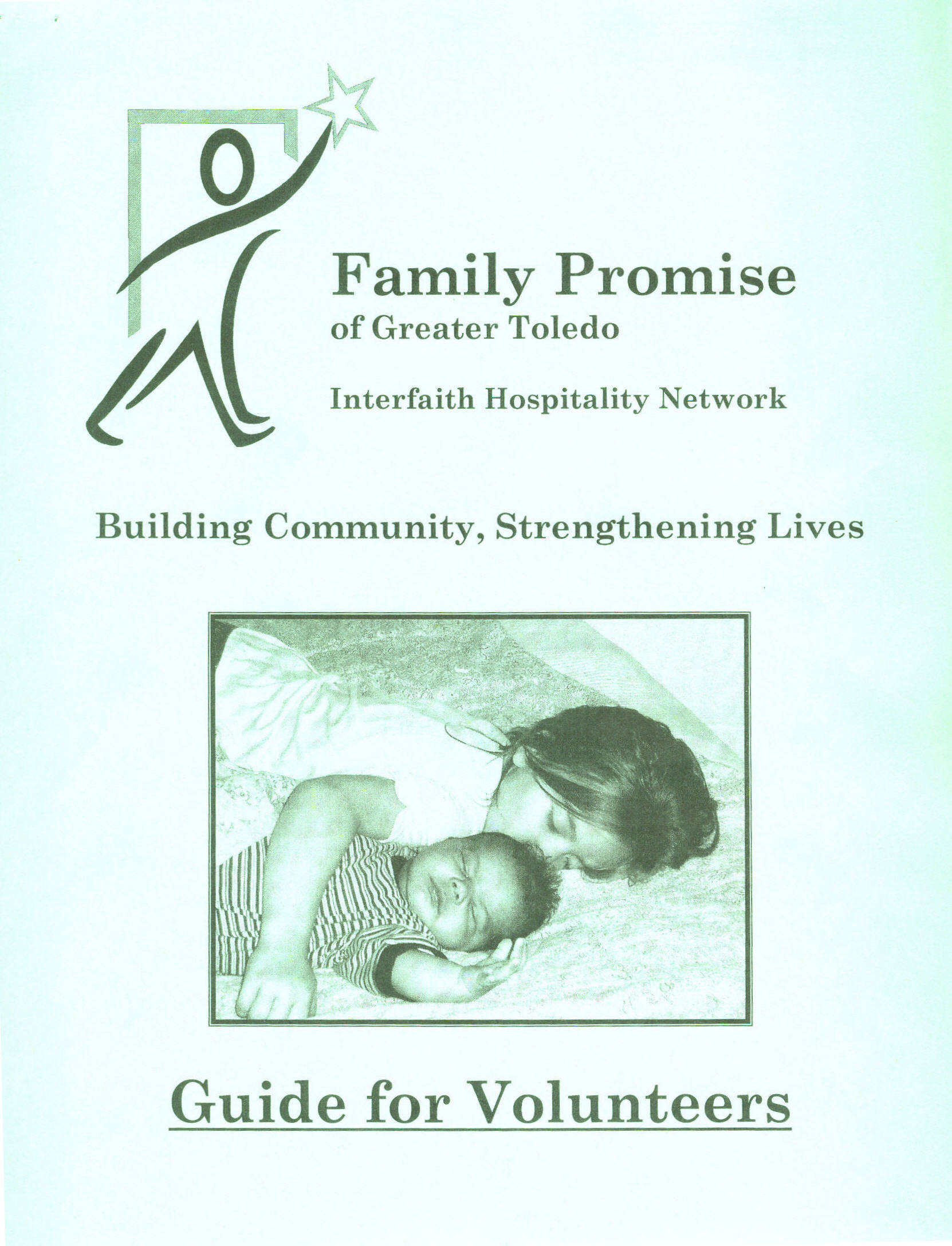 Family Promise of Greater Toledo Guide For Volunteers cover