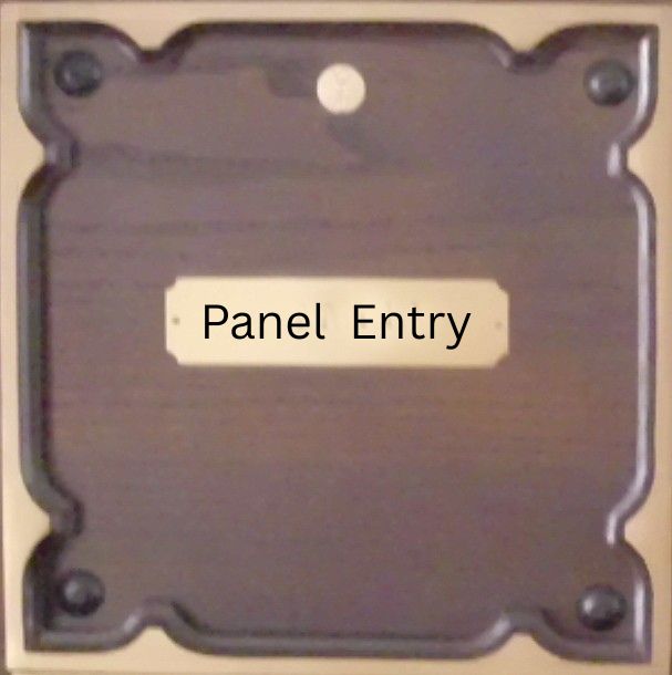 Columbarium Niche with Plate Panel Entry