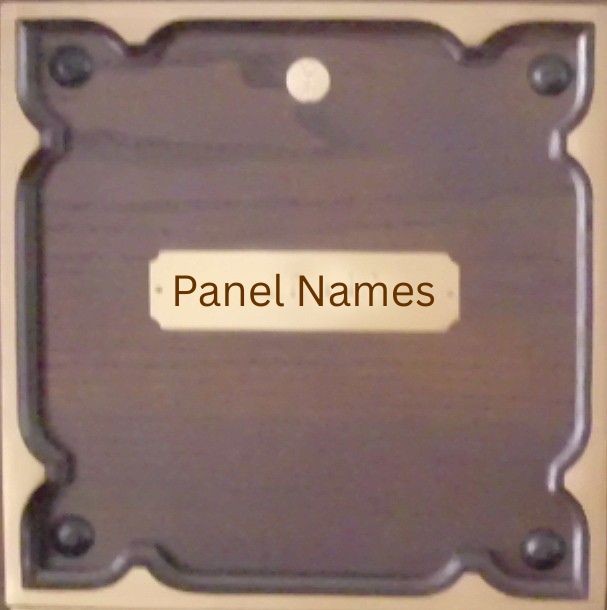 Columbarium Niche with Plate Panel Names