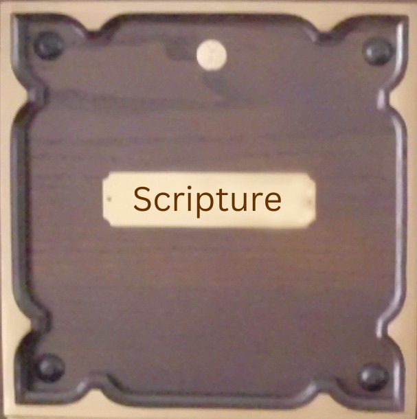 Columbarium Niche with Plate Scripture