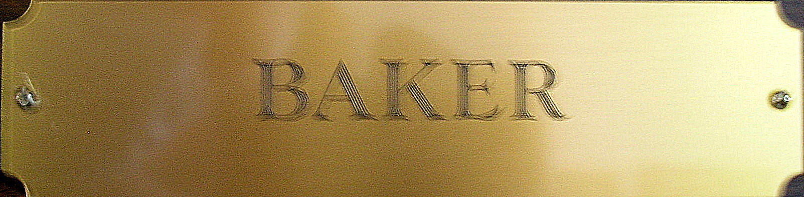 Plate BAKER