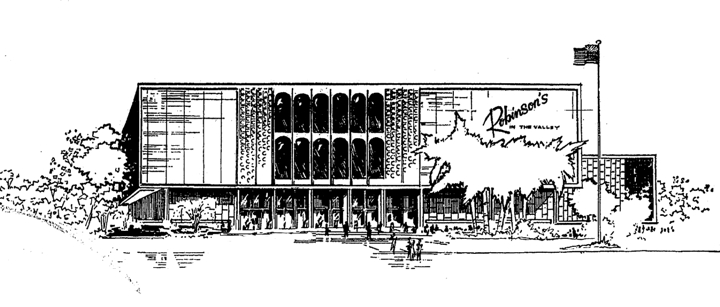 J.W. Robinson's, Panorama City, California (from The Department Store Museum)