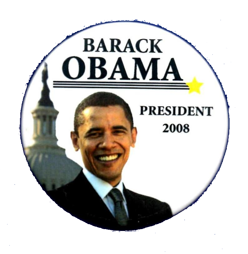 Barack Obama Pin from Sarah Hammer