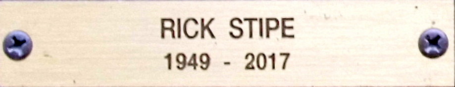 Plate RICK STIPE